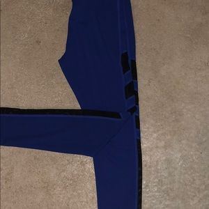 Blue Active Leggings